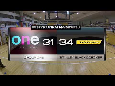 Group One vs Stanley Black&Decker - X kolejka - Warszawa - Koszykarska Liga Biznesu