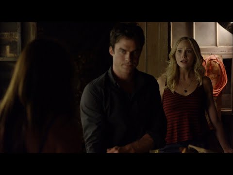 TVD 5x2 - Damon & Caroline try to find Elena at the bonfire party, he's worried Silas hurt her | HD