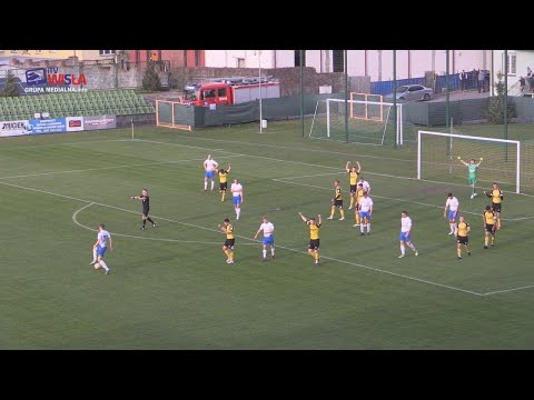 SIARKA TARNOBRZEG - OLIMPIA ELBLĄG 1:0 (1:0) - FRAGMENTY MECZU I KONFERENCJA PRASOWA