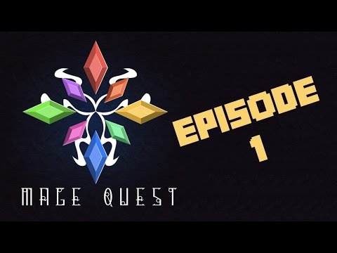 Minecraft:  Mage Quest Ep# 1 - A JOURNEY BEGINS