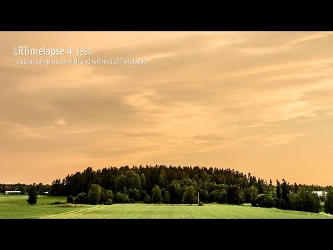 LRTimelapse 4 test - output comparison with and without it