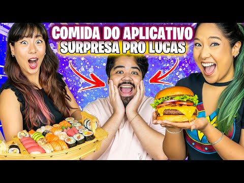 MELHOR COMIDA DO APLICATIVO PRO LUCAS GANHA | Blog das irmãs