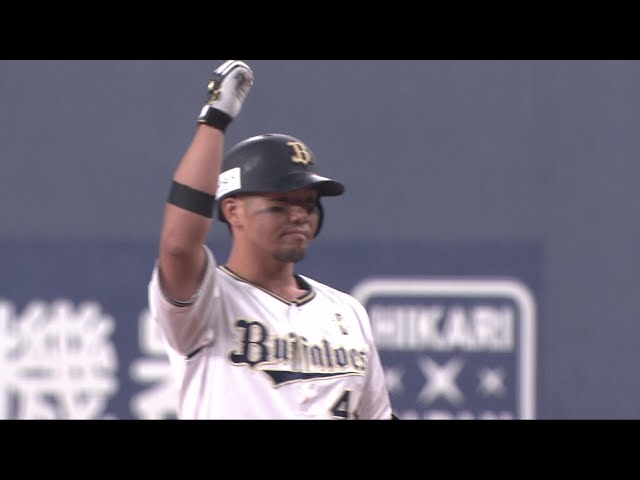 【3回裏】打線爆発!! バファローズ・頓宮裕真 追加点となるレフトへのタイムリーヒット!! 2025年6月13日 オリックス・バファローズ 対 読売ジャイアンツ