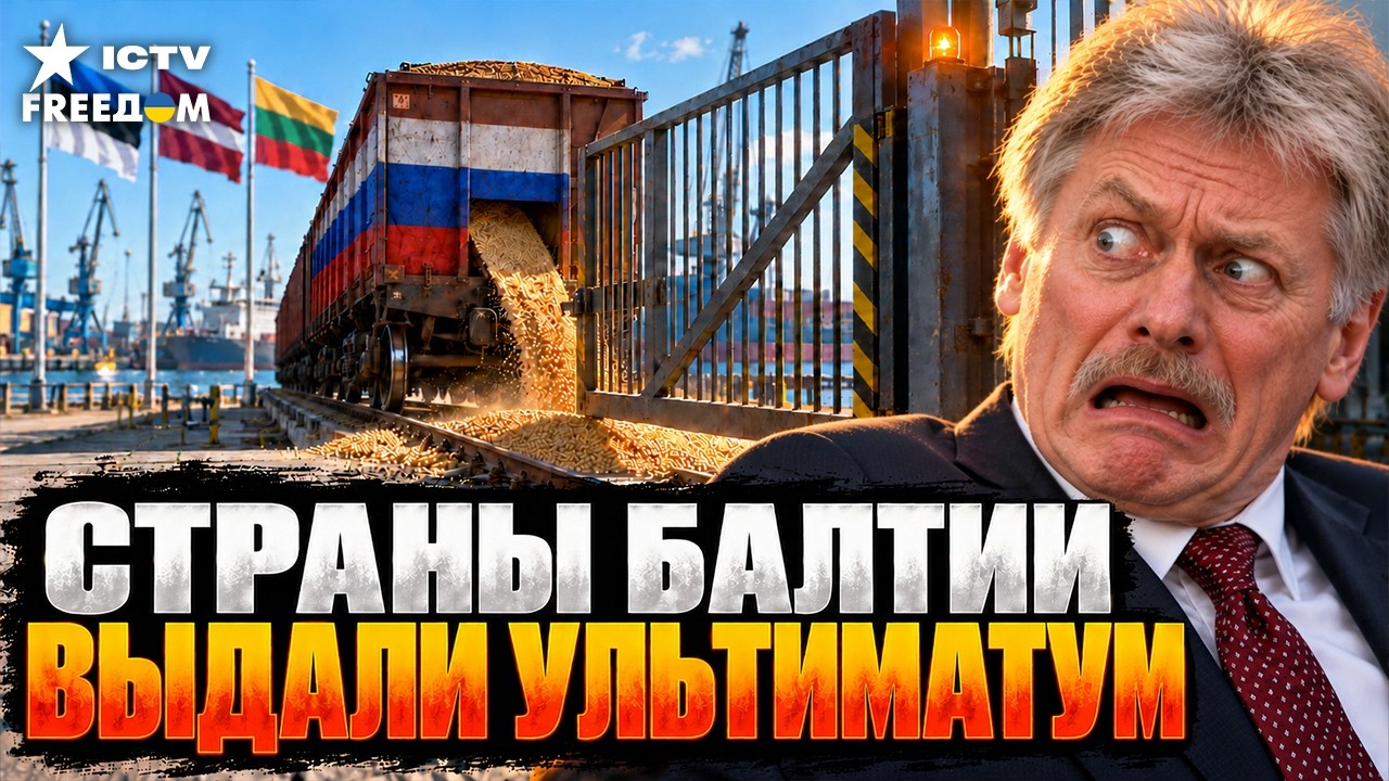 ЖЁСТКИЙ УДАР ПО РФ! БАЛТИЯ ДАВИТ НА ЕВРОСОЮЗ! Транзит российского зерна треб?