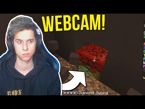 BEDWARS IN WEBCAM!!