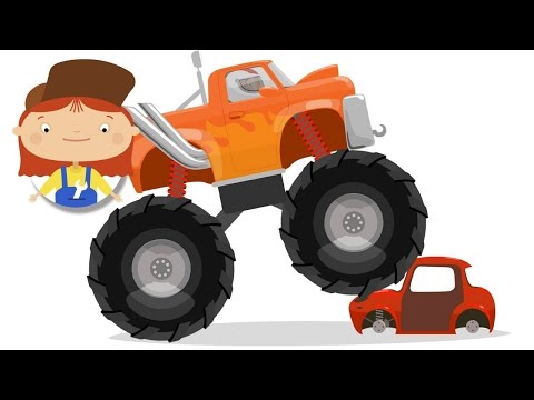 Doctor McWheelie - a Car Cartoon. A Monster Truck