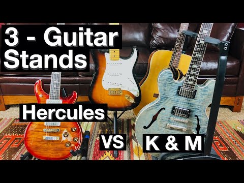 Best Stand for 3 Guitars - Hercules Vs. K&M