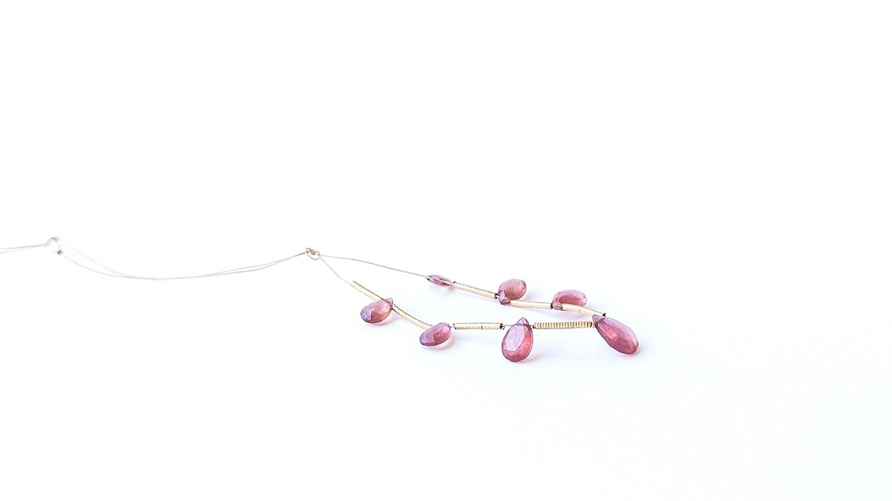 Ruby | Faceted Briolette | 7.2-9.4mm Bead Size | 7 Pieces | 10 Carats video