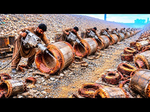 Top 6 INSANE Copper Motors Scrap Recycling and Manufacturing Factory Processes | How it's Made