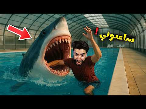هذا القرش المجنون يريد أكلي بسبب ما فعلت له 😳 | Sharks and Minnows