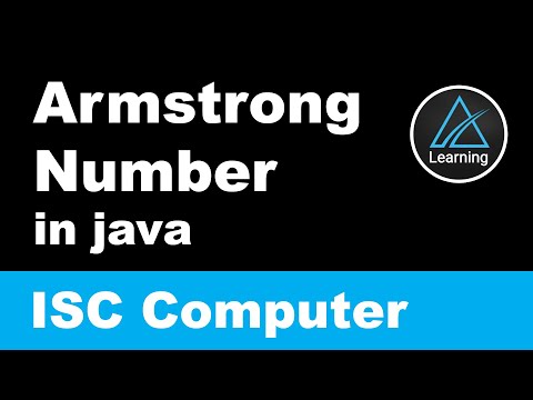 Armstrong Number Java Program Using Recursion Technique Isc Class 12