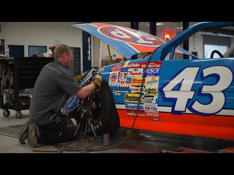 1991 Race Car Restoration - Fabricating bumper bars + removing fender (4K) | Petty's Garage