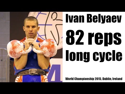 Ivan Belyaev - 82 reps in long cycle (Dublin, Ireland, 2015)