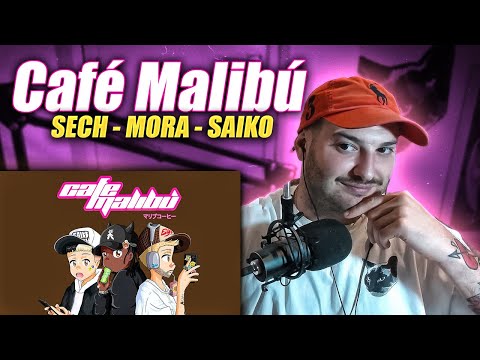 REACCION: Cafe Malibú - Sech, Mora, Saiko (Lyric Video)