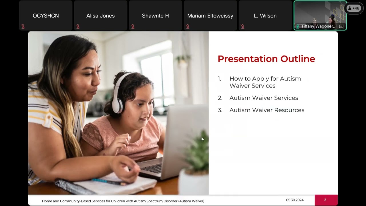 Home and Community-Based Services for Children with Autism Spectrum Disorder