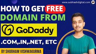 ✅How to Get FREE Domain From Godaddy 2022 | Get Free .com, .in, .net, info etc. Domain OFFER |SD