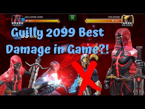 Guillotine 2099 Best Damage Output In Game?! Insane Numbers! - Marvel Contest of Champions