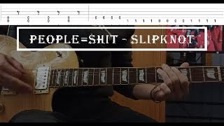 People=Shit Slipknot - guitar lesson