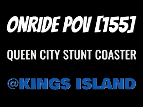 Back row point of view footage of Queen City Stunt Coaster