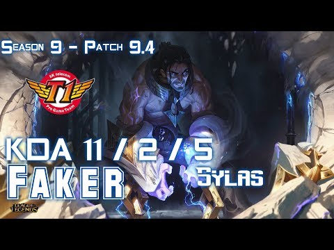 SKT Faker SYLAS vs KATARINA Mid - Patch 9.4 KR Ranked