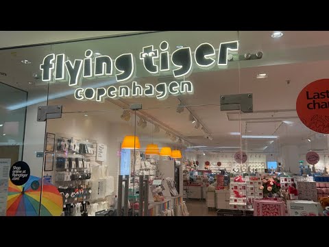 Flying Tiger Copenhagen Tour 2023 | Loja de variedades no Reino Unido