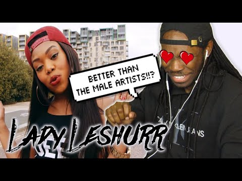 AMERICAN REACTS TO LADY LESHURR FOR THE FIRST TIME (UK RAP) [BLACK PANTHER, R.I.P., NEW FREEZER]