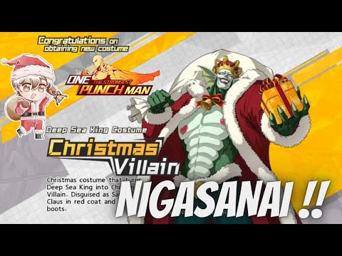 Kostum Natalan Deep Sea King, Merry Christmas !! - One Punch Man The Strongest