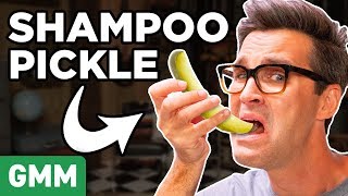 Download the video "Weird Pickle Taste Test"