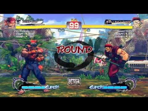 USF4 Evil Ryu(Panchammm) vs Rolento (Based Thanos)