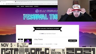 Astroworld Festival 2021. How To Make A Front Gate Tickets Account(This Is Requi