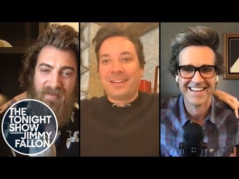 Rhett & Link Physically Connect with Jimmy Using a Talking Stick