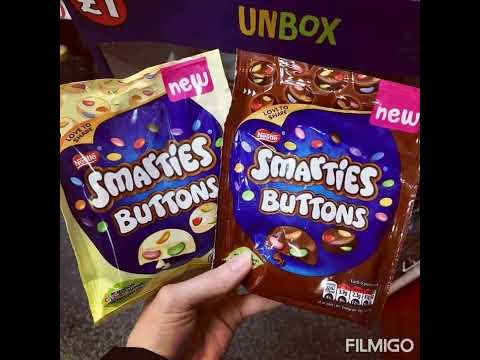 SMARTIES BUTTONS UNBOX #YUMMY #SHORTS @Enen Inambusan