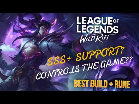 LOL WILD RIFT : "THRESH" SO BROKEN!! BEST BUILD& RUNE!!