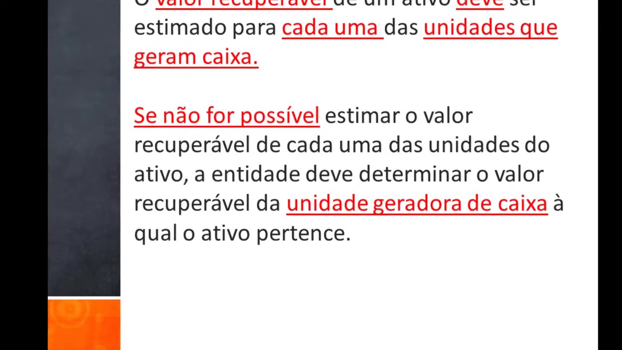 Unidade geradora de caixa, o que é, exemplos e o seu impacto sobre o CPC 01 e teste de impairment