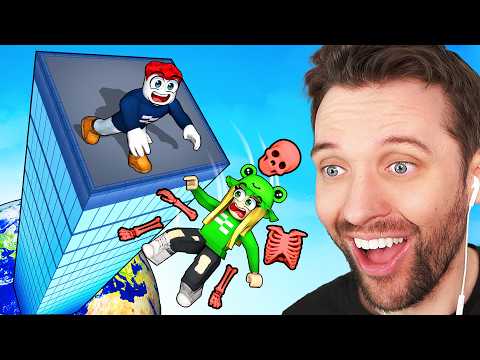 Werfe Freunde für Geld in Roblox (Admin kommt)