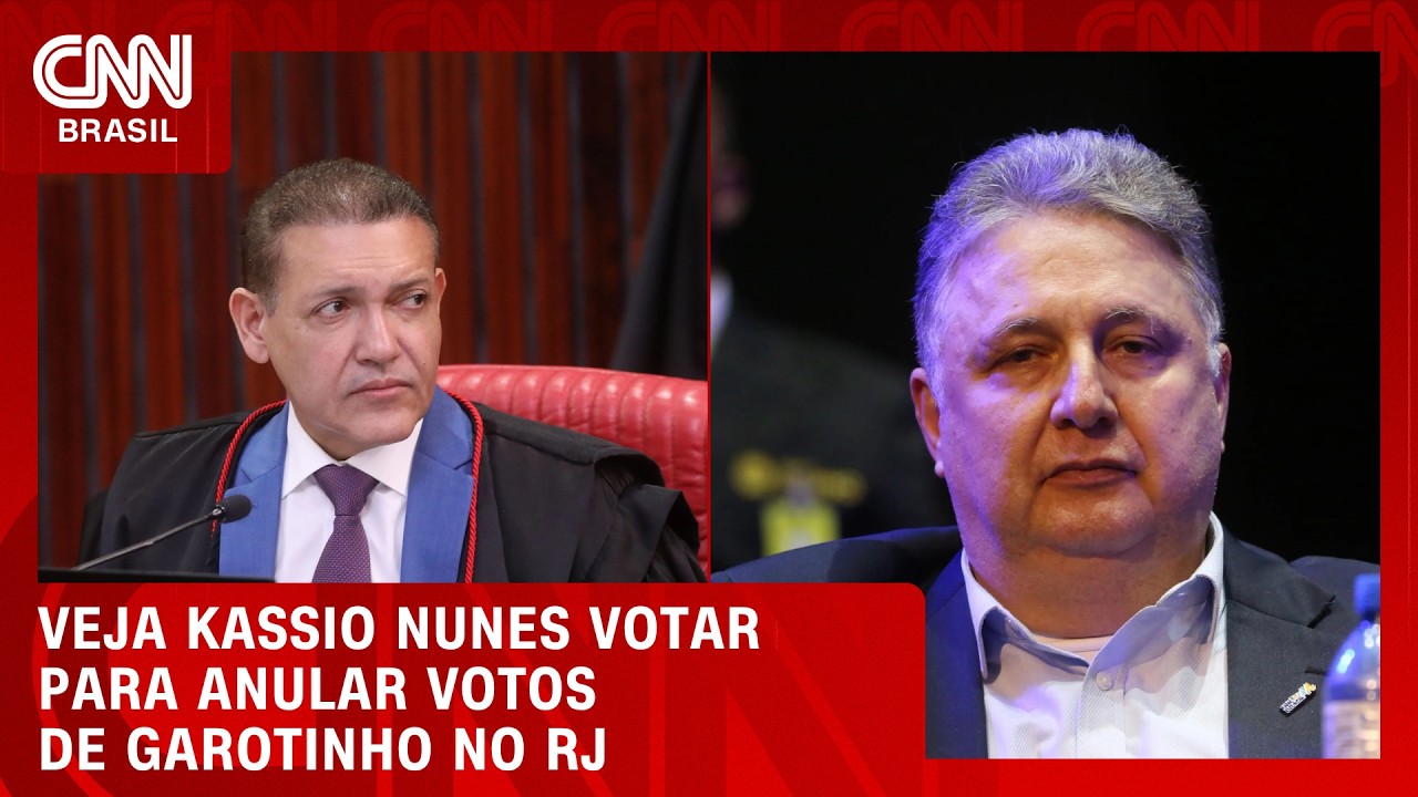Confira o momento que Kassio Nunes Marques anula os votos de Garotinho no RJ | BASTIDORES CNN