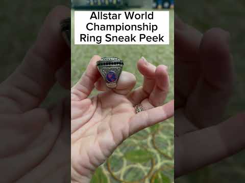 Allstar World Championship Ring for 2023 #competitioncheer #asw #cheerleader