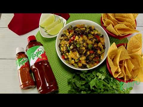 Ensalada de frijoles con Tajín