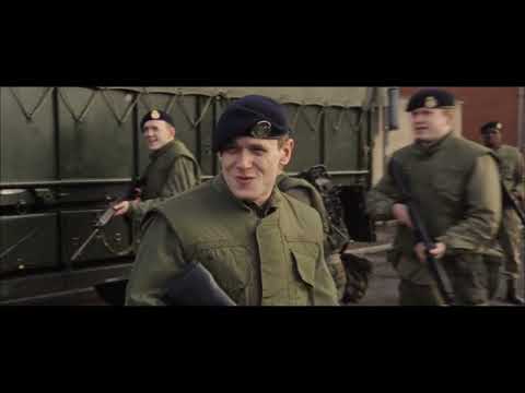 '71 trailer card: on-screen title with amber streetlights