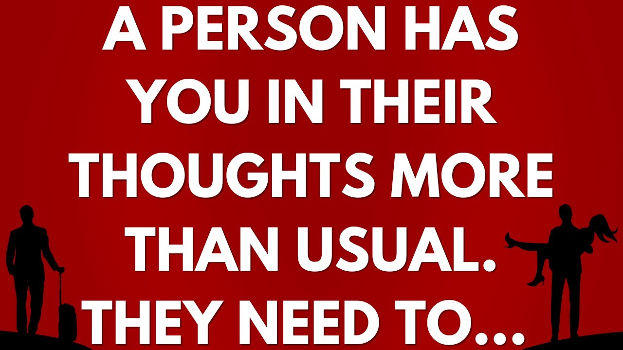 💌 A person has you in their thoughts more than usual. They need to...