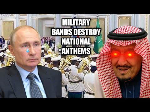 Military Bands Destroy National Anthems Part 1 (China, USA, Russia, UK National Anthems)