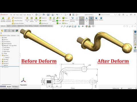 Deform Feature in SolidWorks