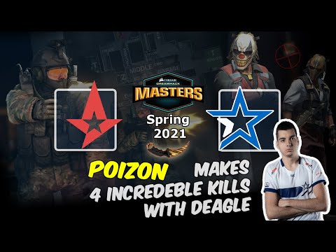 Poizon makes 4 incredeble kills with Deagle, Astralis vs Complexity, DreamHack Masters Spring 2021