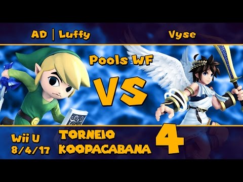 T. Koopacabana 4 - AD | Luffy (Toon Link) vs. Vyse (Pit) - Pools WF
