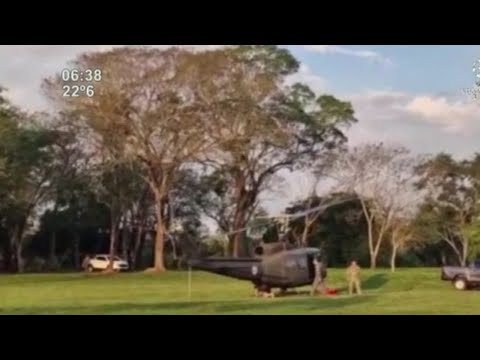 Balearon Helicóptero de la FTC en Canindeyú