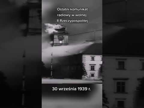 ostatni komunikat radiowy w wolnej II rzeczypospolitej
