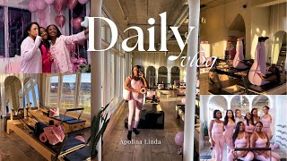 Days in my life Vlog | Pink Pilates Princess + PR unboxing + Sleepover with the girls & more