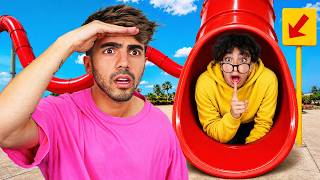 Extreme Hide-and-Seek in an Amusement Park!
