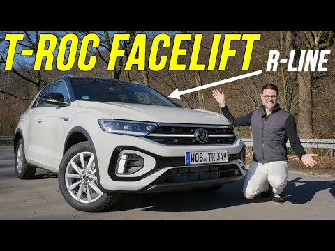 2022 VW T-Roc R-Line facelift driving REVIEW