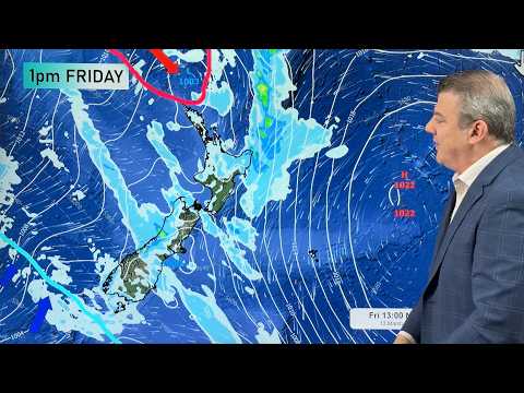 NZ: Unsettled Thu/Fri, high pressure returns this weekend & next week